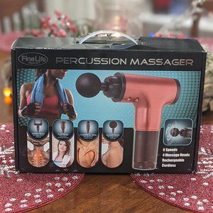 Fine Life Percussion Rechargeable Massage adapter Included New in Box ❤️